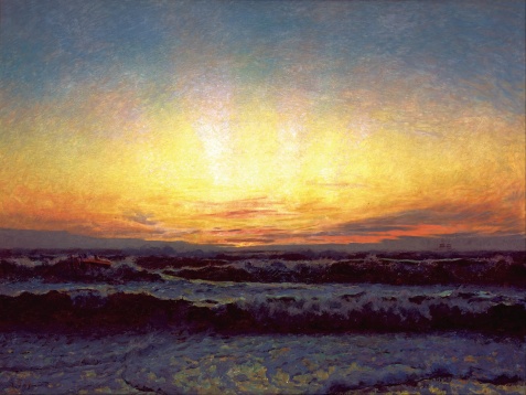 Laurits_Tuxen_-_The_North_Sea_in_stormy_weather._After_sunset._Højen_-_Google_Art_Project